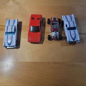 Vintage 70s Hot Wheels Lot Roadster Ferrari Thunderbird T Bird Red White 1975